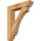 Ekena Millwork Imperial Slat Rough Sawn Bracket w/ Offset Brace, Western Red Cedar, 8"W x 36"D x 44"H BKT0806X36X44IMP06RWR - alternate 1
